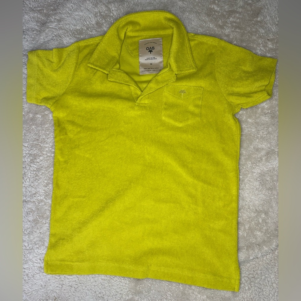 OAS Kids Lime Terry Shirt